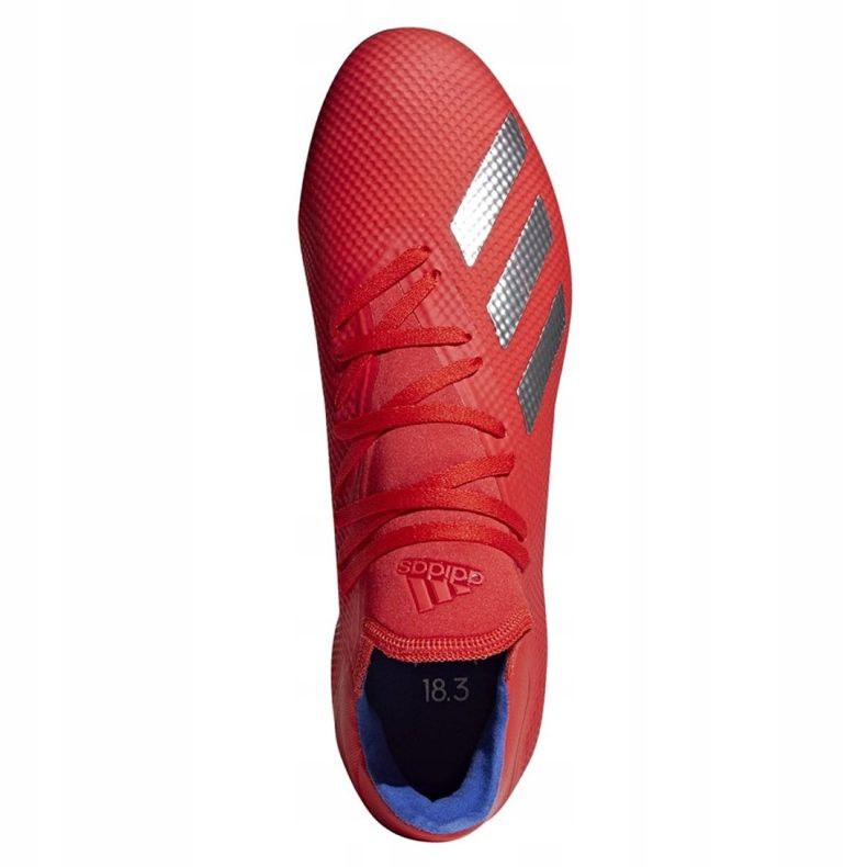 Kopačky Adidas X 18.3 Ag M BC0299 vícebarevný červené 2