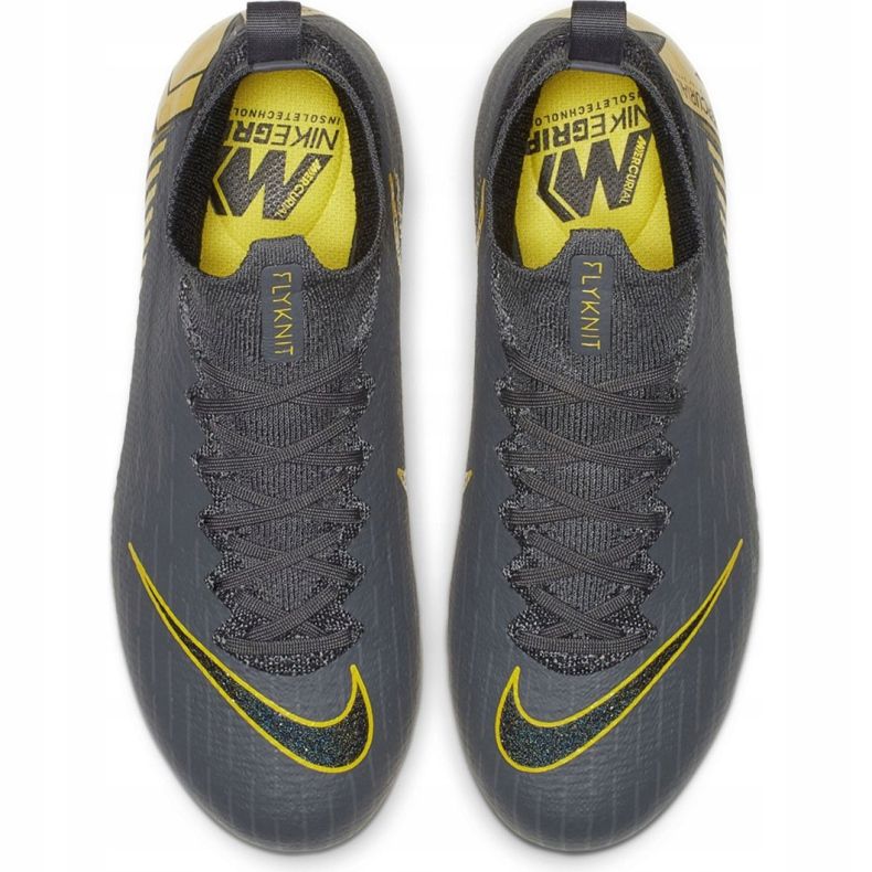 Kopačky Nike Mercurial Superfly 6 Elite Fg Jr AH7340-070 černý šedá 1