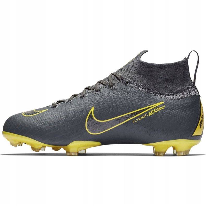 Kopačky Nike Mercurial Superfly 6 Elite Fg Jr AH7340-070 černý šedá 2