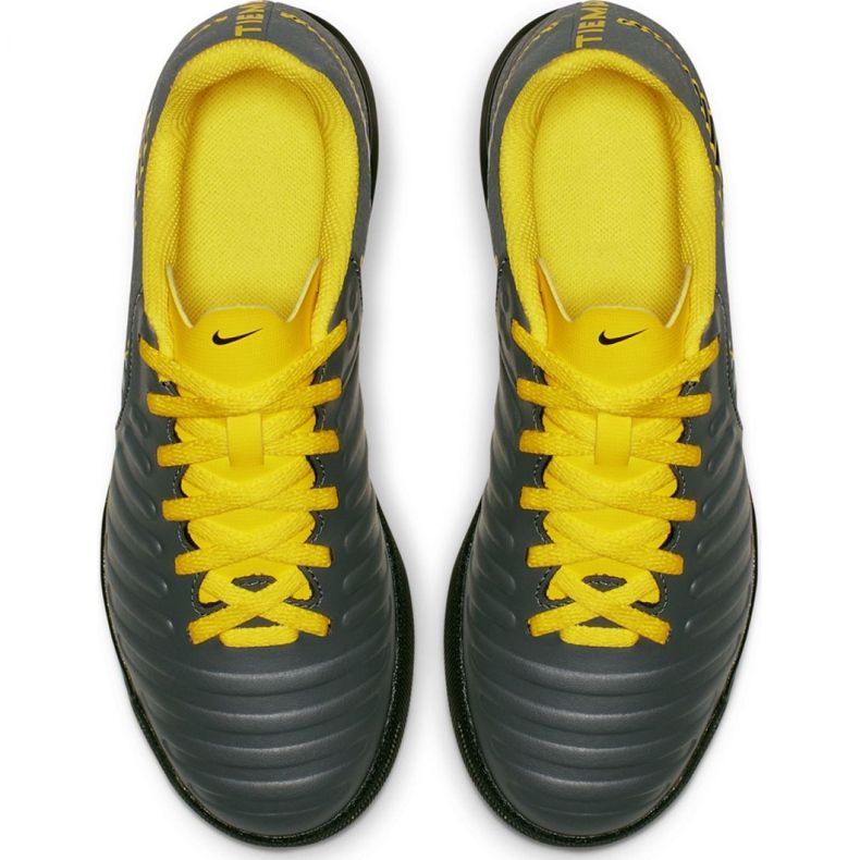 Kopačky Nike Tiempo Legend 7 Club Tf Jr AH7261-070 černá šedá 2