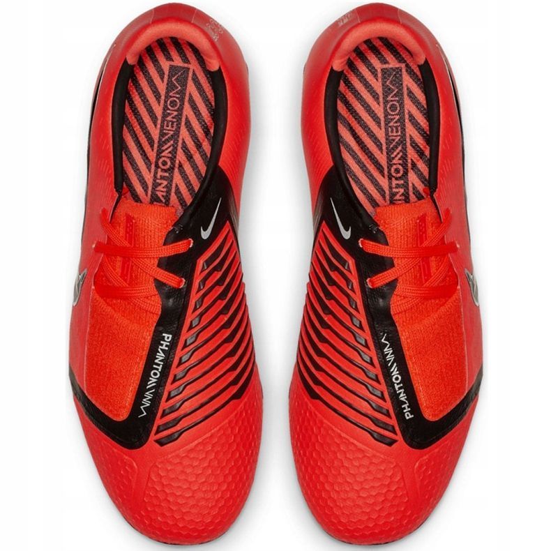 Kopačky Nike Phantom Venom Elite Fg Jr AO0401-600 vícebarevný červený 2