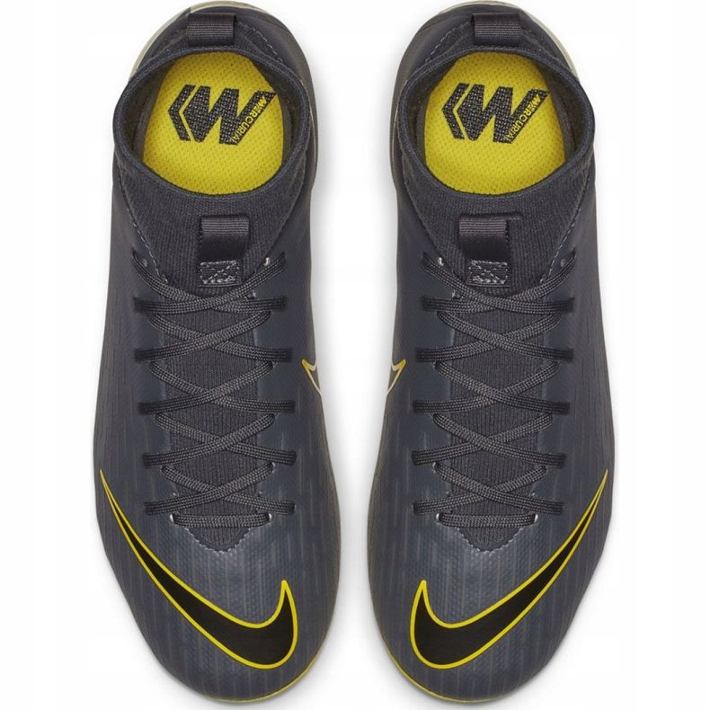 Kopačky Nike Mercurial Superfly 6 Academy Mg Jr AH7337-070 vícebarevný šedá 2