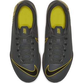 Kopačky Nike Mercurial Vapor X 12 Club Tf Jr AH7355-070 černý šedá 2