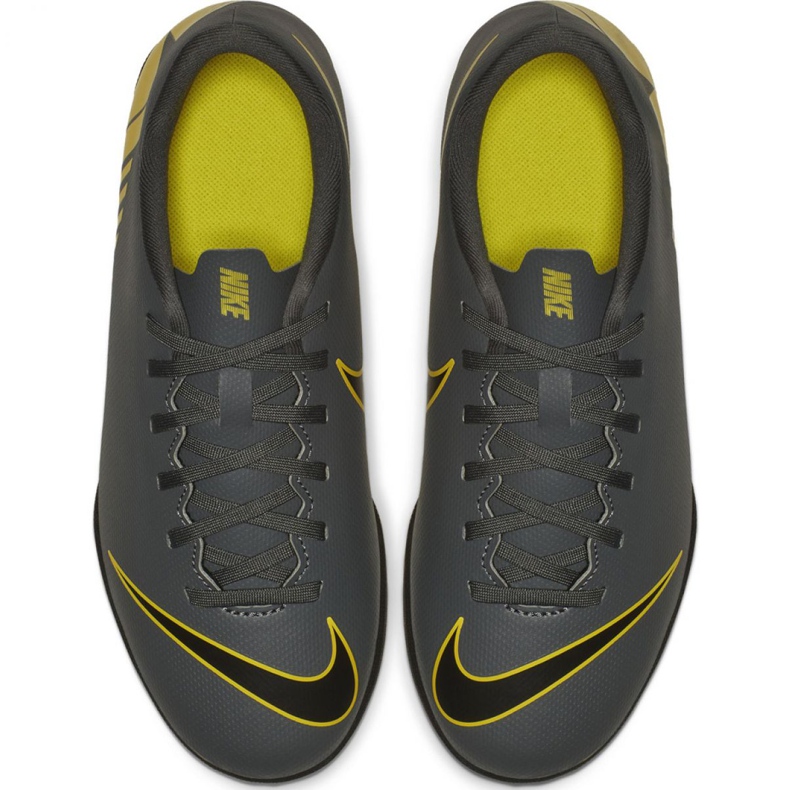 Kopačky Nike Mercurial Vapor X 12 Club Tf Jr AH7355-070 černý šedá 2