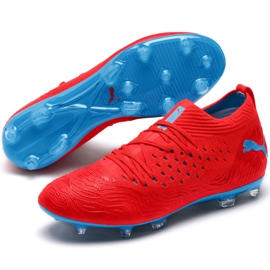 Kopačky Puma Future 19.2 Netfit Fg Ag M 105536 01 vícebarevný červené 4