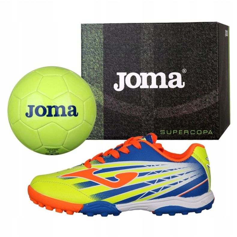 Kopačky Joma Super Copa Jr Tf SCJS.911.TF + míč zdarma vícebarevný 1