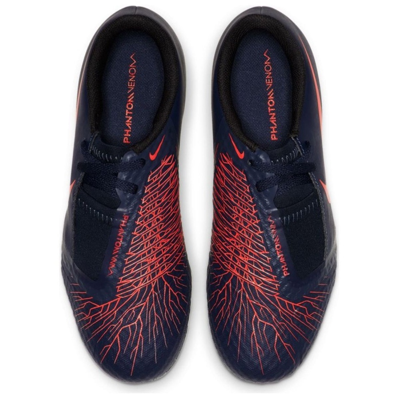 Kopačky Nike Phantom Venom Academy Fg Jr AO0362-440 vícebarevný námořnická modř 2