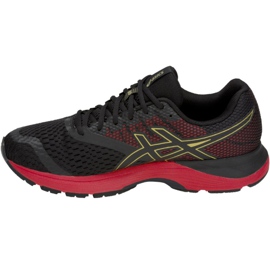 Běžecké boty Asics Gel-Pulse 10 M 1011A604-001 černý červený žluť 2