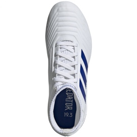 Kopačky Adidas Predator 19.3 Fg Jr CM8535 vícebarevný bílý 2