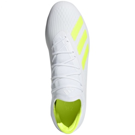 Kopačky Adidas X 18.2 Fg M BB9364 bílý bílý 1