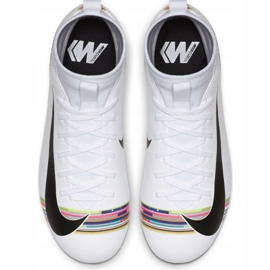 Kopačky Nike Mercurial Superfly 6 Academy Mg Jr AJ3111-109 vícebarevný bílý 1