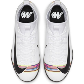 Sálová obuv Nike Mercurial Superfly X 6 Academy Ic Jr AJ3110-109 vícebarevný bílý 2 Sálová obuv Nike Mercurial Superfly X 6 Academy Ic Jr AJ3110-109 vícebarevný bílý 2