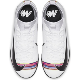 Kopačky Nike Mercurial Superfly X 6 Academy Tf Jr AJ3112-109 vícebarevný bílý 2