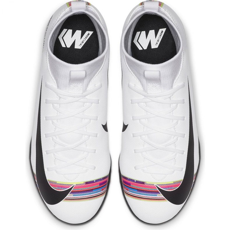 Kopačky Nike Mercurial Superfly X 6 Academy Tf Jr AJ3112-109 vícebarevný bílý 2