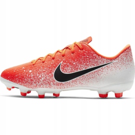 Kopačky Nike Mercurial Vapor 12 Academy Mg Jr AH7347-801 vícebarevný červené 2