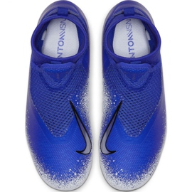 Kopačky Nike Phantom Vsn Academy Df FG / MG Jr AO3287-410 vícebarevný modrý 2