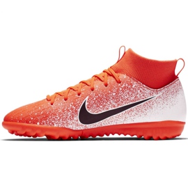 Kopačky Nike Mercurial Superfly X 6 Academy Tf Jr AH7344-801 vícebarevný pomerančový 2