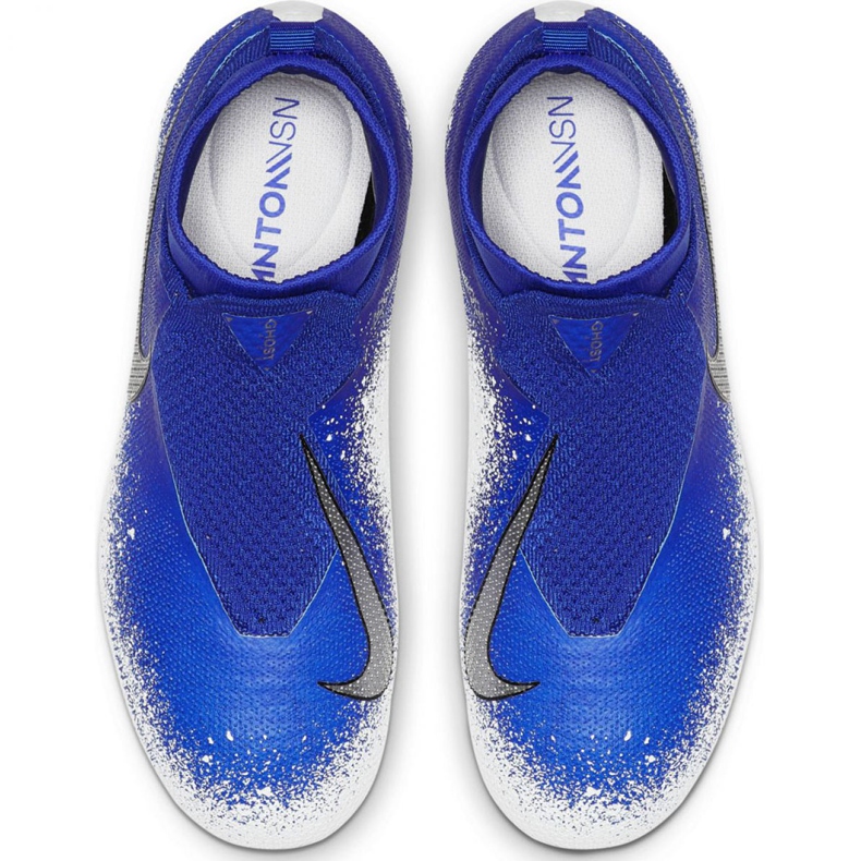 Kopačky Nike Phantom Vsn Elite Df Mg Jr AO3289-410 vícebarevný modrý 2