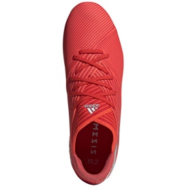 Kopačky Adidas Nemeziz 19.2 Fg M F34385 červený červený 1