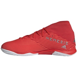 Sálová obuv adidas Nemeziz 19.3 In M F34412 červený červený 2