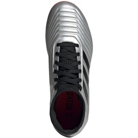 Kopačky Adidas Predator 19.3 Fg Jr G25795 vícebarevný stříbrný 2