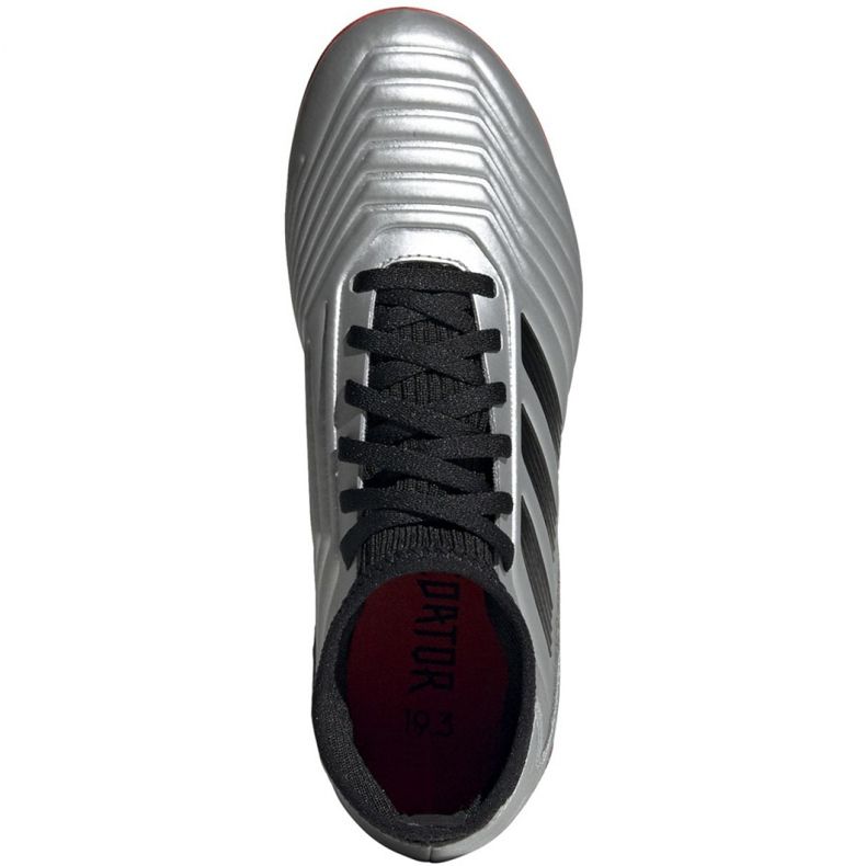 Kopačky Adidas Predator 19.3 Fg Jr G25795 vícebarevný stříbro 2