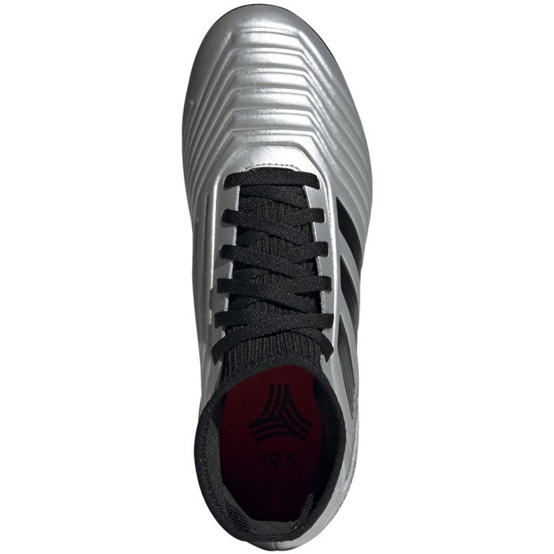 Kopačky Adidas Predator 19.3 Tf Jr G25802 vícebarevný stříbrný 2
