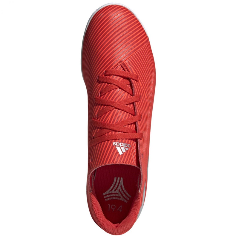 Sálová obuv adidas Nemeziz 19.4 In M F34528 červený červený 1