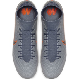 Kopačky Nike Mercurial Superfly 6 Academy FG / MG M AH7362-408 červený šedá 1