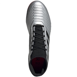 Kopačky Adidas Predator 19.3 Fg M F35595 červený stříbro 2