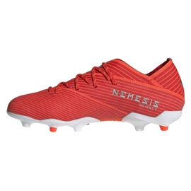 Kopačky Adidas Nemeziz 19.1 Fg Jr F99955 červené červené 1