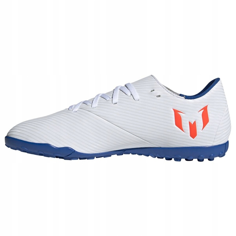 Kopačky Adidas Nemeziz Messi 19.4 Tf M F34549 vícebarevný bílý 1 Kopačky Adidas Nemeziz Messi 19.4 Tf M F34549 vícebarevný bílý 1