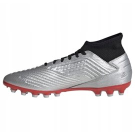 Kopačky Adidas Predator 19.3 Ag M F99989 vícebarevný stříbro 1