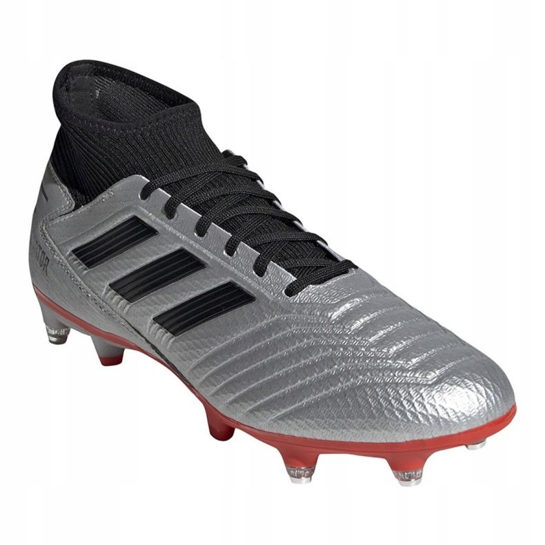 Kopačky Adidas Predator 19.3 Sg M F99992 vícebarevný stříbrný 2