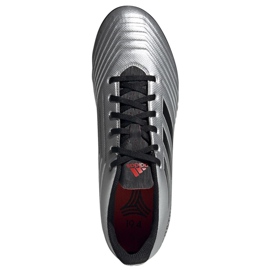 Kopačky Adidas Predator 19.4 Tf M F35634 vícebarevný stříbrný 2