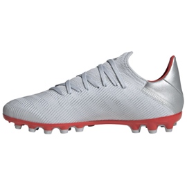 Kopačky Adidas X 19.3 Ag M F35336 vícebarevný stříbro 1