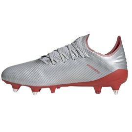 Kopačky Adidas X 19.1 Sg M F35311 vícebarevný stříbrný 1 Kopačky Adidas X 19.1 Sg M F35311 vícebarevný stříbrný 1