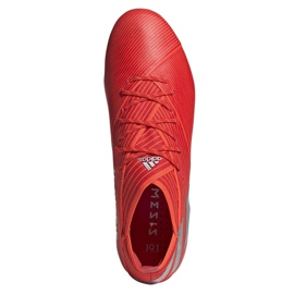 Kopačky Adidas Nemeziz 19.1 Fg M F34408 červený červený 2