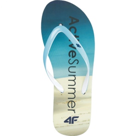 Pantofle 4f W H4L19-KLD004 34S světle modrá modrý vícebarevný 1