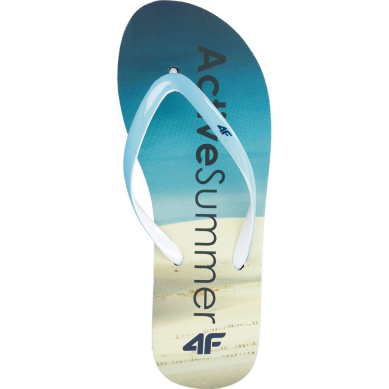 Pantofle 4f W H4L19-KLD004 34S světle modrá modrý vícebarevný 1