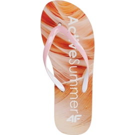 Pantofle 4f W H4L19-KLD004 64S losos vícebarevný vícebarevný 1