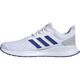 Běžecké boty adidas Runfalcon M EF0148 bílý modrý 1