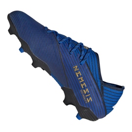 Kopačky Adidas Nemeziz 19.1 Fg Jr CF99957 modrý modrý 1