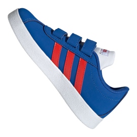 Adidas Vl Court 2.0 Cmf C Jr EE6904 modrý 1