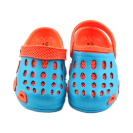 Aqua-speed pantofle modrý oranžový 3