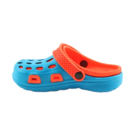 Aqua-speed pantofle modrý oranžový 2