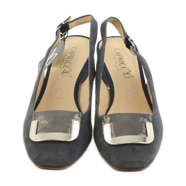 Dámské sandály Caprice s přezkou 29500 námořnická modrá 3