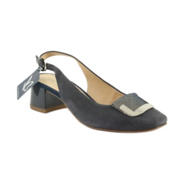 Dámské sandály Caprice s přezkou 29500 námořnická modrá 1