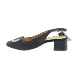 Dámské sandály Caprice s přezkou 29500 námořnická modrá 2