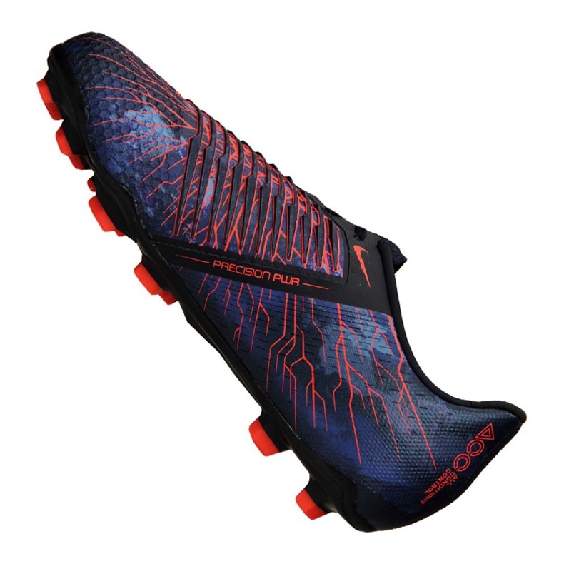 Kopačky Nike Phantom Vnm Elite Fg Jr AO0401-440 černý námořnická modř 1